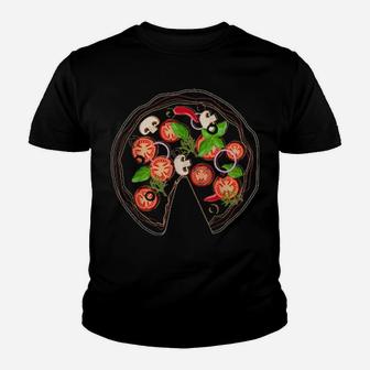 Valentines Day Couple Quote The Missing Piece Pizza And Slice Youth T-shirt - Monsterry AU
