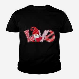 Valentine's Day Gnome Love Funny Gifts Youth T-shirt | Crazezy
