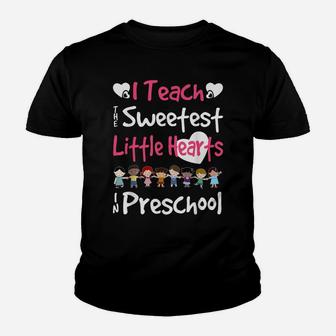 Valentines Day Preschool Teacher For Teachers In Love Gift Youth T-shirt | Crazezy