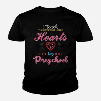 Valentines Day Preschool Teacher For Teachers In Love Youth T-shirt - Monsterry DE