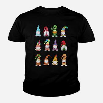 Valentine's Gnome St Patrick's Gnomies Easter Spring Gnomes Youth T-shirt | Crazezy CA