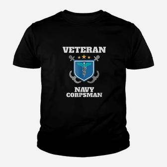 Veteran Navy Corpsman Youth T-shirt | Crazezy