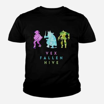 Vex Fallen Hive Darkness Gaming Youth T-shirt | Crazezy CA