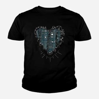 Video Game Controller Heart For Gamers And Players Youth T-shirt - Thegiftio