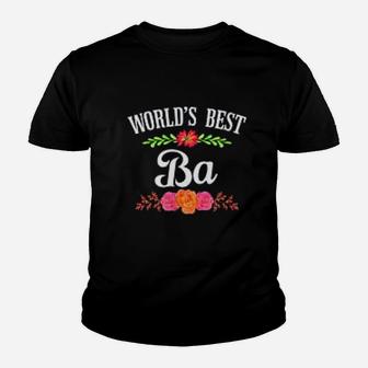 Vietnamese Ba Worlds Best Grandma Youth T-shirt - Thegiftio UK