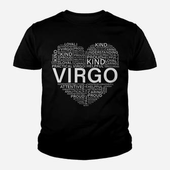 Vigro Heart Birthday Astrology Zodiac Sign Women Men Zip Hoodie Youth T-shirt | Crazezy