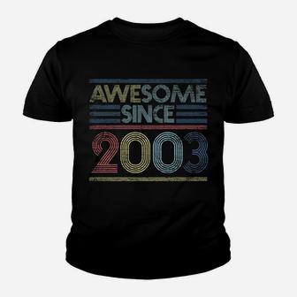 Vintage 16Th Birthday Gifts - Awesome Since 2003 Youth T-shirt | Crazezy CA
