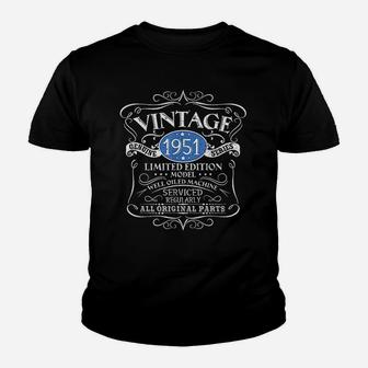 Vintage 1951 70Th Birthday Gift Men Women Original Design Youth T-shirt | Crazezy DE