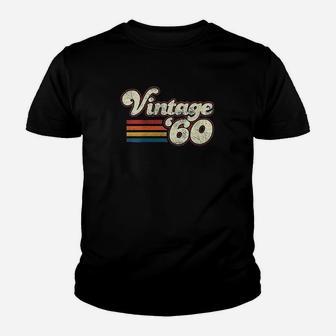 Vintage 1960 61St Birthday Youth T-shirt | Crazezy UK