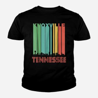 Vintage 1970'S Style Knoxville Tennessee Skyline Youth T-shirt | Crazezy AU