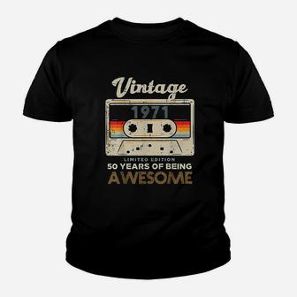Vintage 1971 Cassette Youth T-shirt | Crazezy