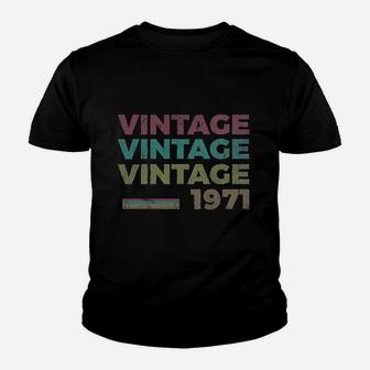 Vintage 1971 Youth T-shirt | Crazezy AU