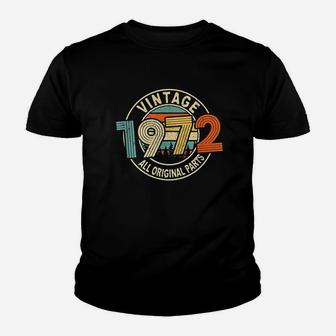 Vintage 1972 49 Years Old Gift 49Th Birthday Youth T-shirt | Crazezy CA