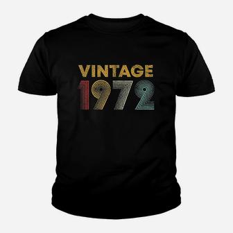 Vintage 1972 49Th Birthday Gift Men Women 49 Years Old Youth T-shirt | Crazezy