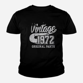Vintage 1972 Original Parts Youth T-shirt | Crazezy