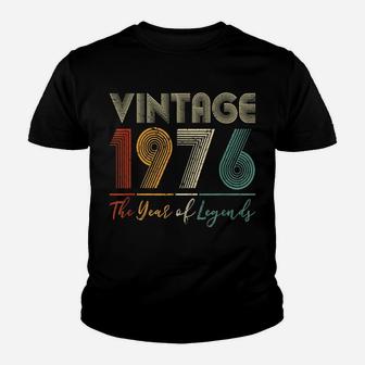 Vintage 1976 45Th Birthday Gift Ideas Men Women Him Her Youth T-shirt | Crazezy