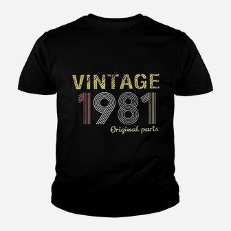 Vintage 1981 Original Parts Youth T-shirt | Crazezy DE