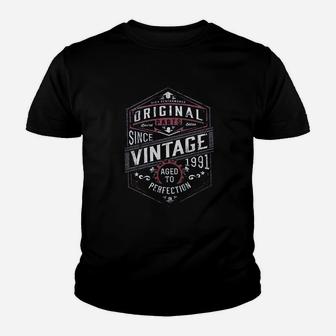 Vintage 1991 Aged To Perfection Youth T-shirt | Crazezy UK