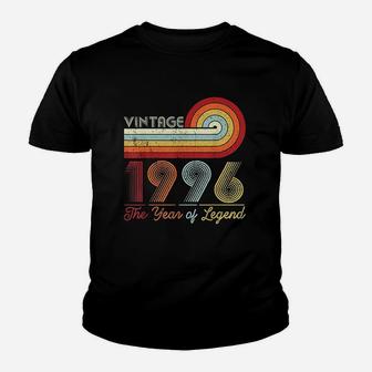 Vintage 1996 The Year Of Legend 25 Years Old Youth T-shirt | Crazezy