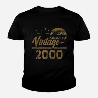 Vintage 2000 21St Birthday Youth T-shirt | Crazezy