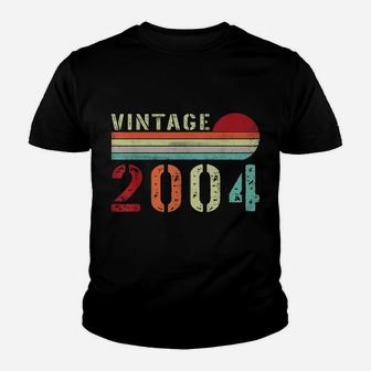 Vintage 2004 Funny 18 Years Old Men And Women 18Th Birthday Youth T-shirt | Crazezy AU