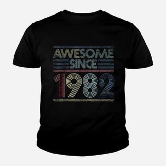 Vintage 39Th Birthday Awesome Since 1982 Youth T-shirt | Crazezy DE