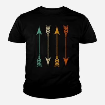 Vintage Archery Arrows For Bow Hunting Retro Youth T-shirt | Crazezy