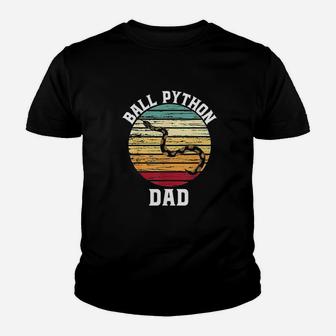 Vintage Ball Python Dad Pet Snake Youth T-shirt | Crazezy DE