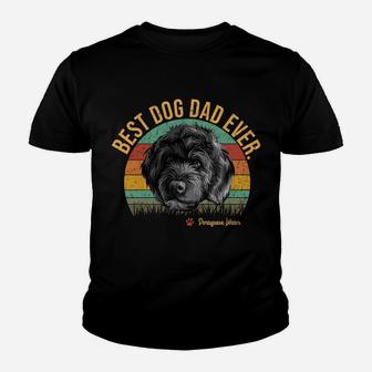Vintage Best Portuguese Water Dad Ever Gift For Dog Lover Youth T-shirt | Crazezy DE