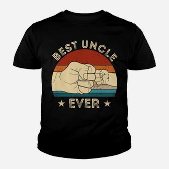 Vintage Best Uncle Ever Fist Bump Funny Uncle Christmas Gift Sweatshirt Youth T-shirt | Crazezy DE
