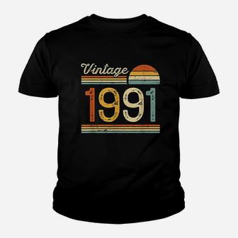 Vintage Born In 1991 Youth T-shirt | Crazezy