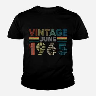 Vintage Born In June 1965 Man Myth Legend 55 Years Old Youth T-shirt | Crazezy AU
