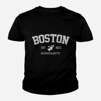 Vintage Boston Massachusetts Youth T-shirt | Crazezy DE