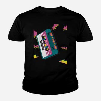 Vintage Cassette Tape In 80S 90S Retro Neon Style Youth T-shirt | Crazezy DE