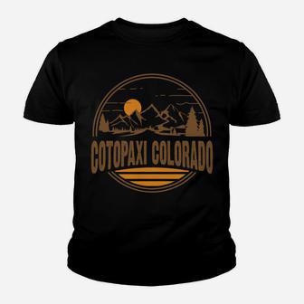 Vintage Cotopaxi, Colorado Mountain Hiking Souvenir Print Youth T-shirt | Crazezy AU