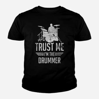 Vintage Drums - Trust Me I'm The Drummer Youth T-shirt | Crazezy