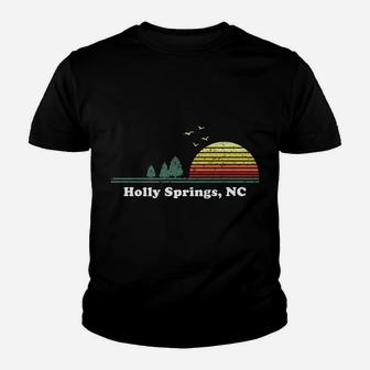 Vintage Holly Springs, Montana Home Souvenir Print Youth T-shirt | Crazezy UK