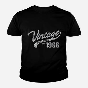 Vintage Made In 1966 55Th Birthday Youth T-shirt | Crazezy DE