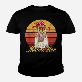 Vintage Mama Hen Chicken Gift For Mom Farm Youth T-shirt | Crazezy DE