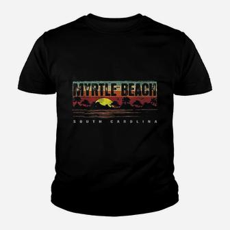 Vintage Myrtle Beach South Carolina Youth T-shirt | Crazezy