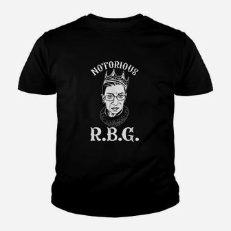 Vintage Notorious Rbg Rbg Gift Idea Youth T-shirt | Crazezy UK