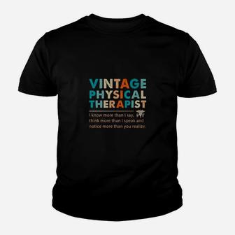 Vintage Physical Therapist Youth T-shirt - Monsterry