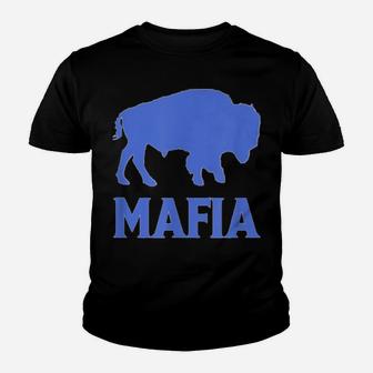 Vintage Retro Bill Fan Mafia Buffalo Sports Gits Football Youth T-shirt - Monsterry