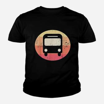 Vintage Retro Bus Driver Youth T-shirt | Crazezy