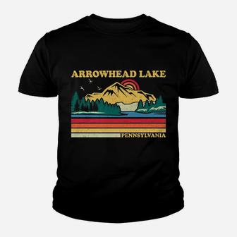 Vintage Retro Family Vacation Pennsylvania Arrowhead Lake Youth T-shirt | Crazezy AU