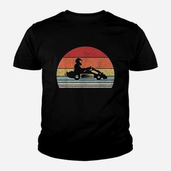 Vintage Retro Go Kart Driver Racing Gift Go Karting Youth T-shirt | Crazezy AU