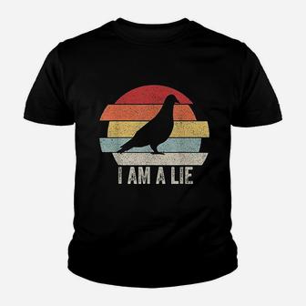Vintage Retro I Am A Lie Birds Are Not Real Youth T-shirt | Crazezy CA