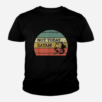 Vintage Retro Sunset Funny Not Today Youth T-shirt | Crazezy DE