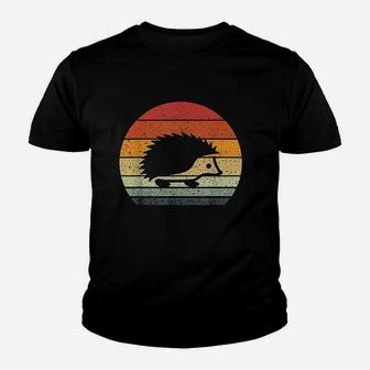 Vintage Retro Sunset Hedgehog Youth T-shirt | Crazezy