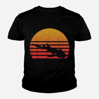 Vintage Retro Sunset Nurse Shark Youth T-shirt | Crazezy DE